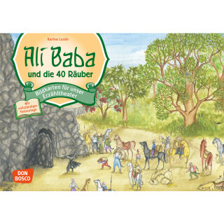 Kamishibai Karten Ali Baba und die 40 Räuber