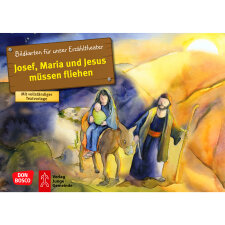 Kamishibai Karten Josef, Maria und Jesus müssen fliehen