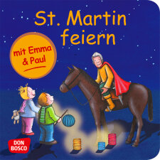 St. Martin feiern mit Emma und Paul. Mini-Bilderbuch