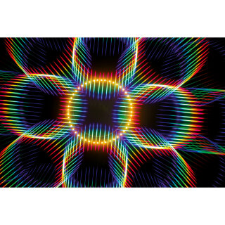 Regenbogen-Gucker Gucklochscheibe Karton Diffraktionsfolie Lichteffekte 4 cm 